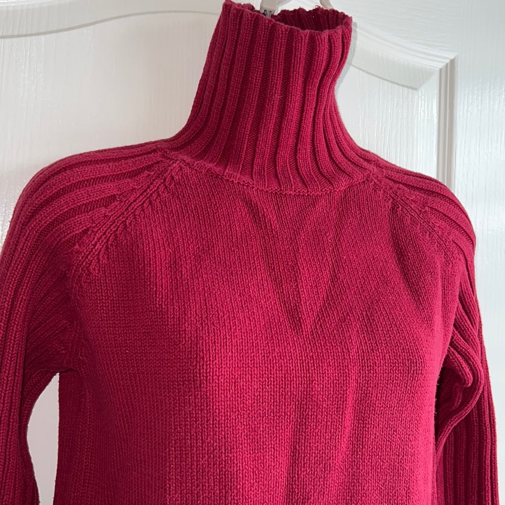 Red Turtleneck Sweater